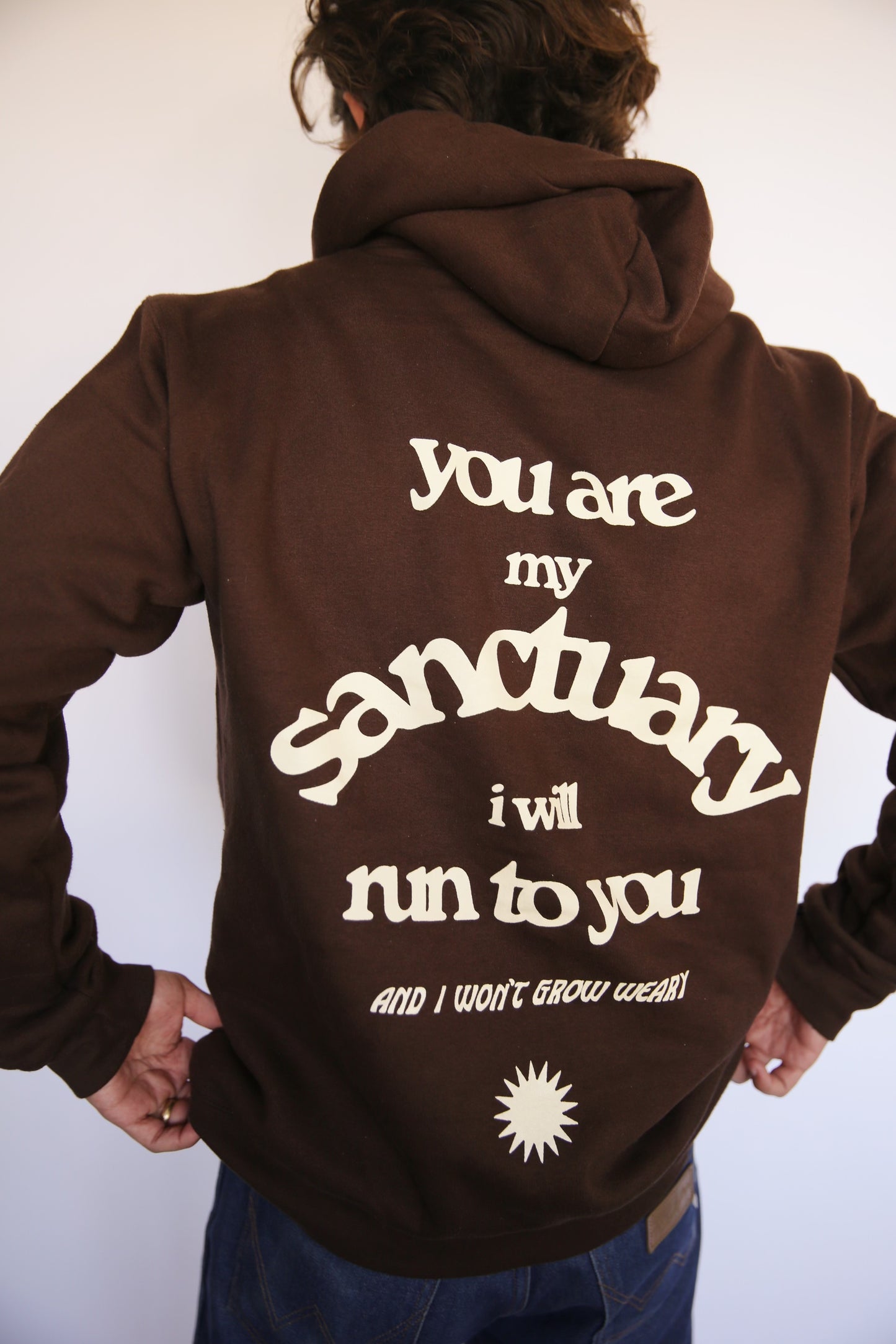 "Sanctuary" Hoodie Brown