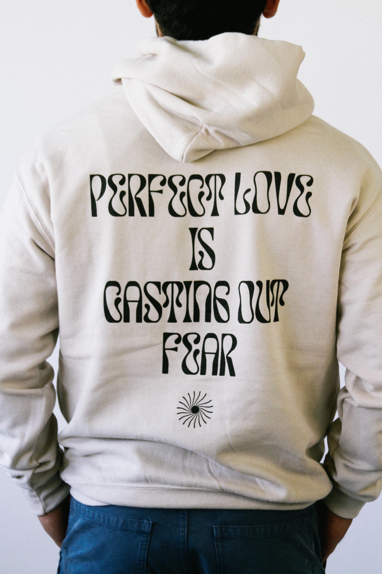 "Perfect Love" Hoodie Sand Unisex